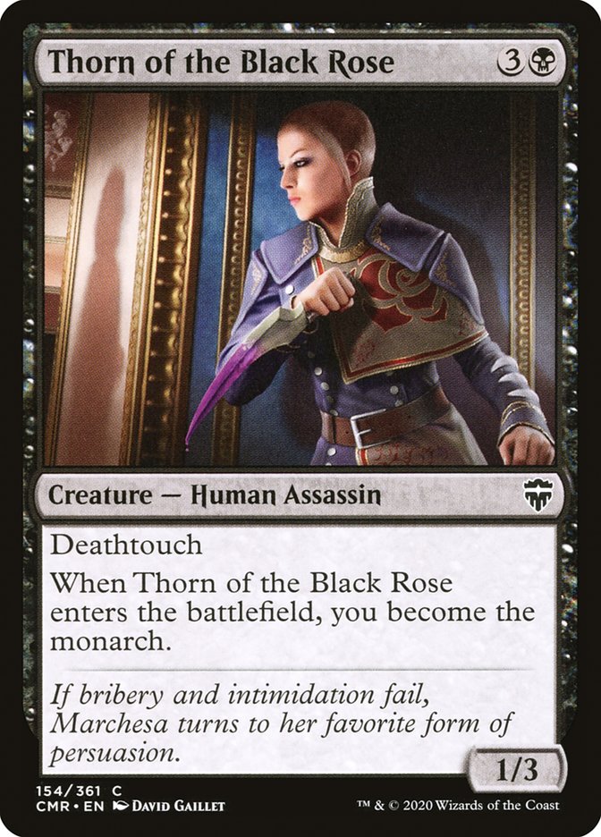 Thorn of the Black Rose [Commander Legends] | Jomio and Rueliete's Cards and Comics