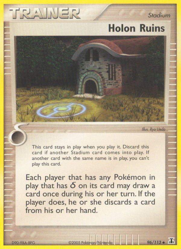 Holon Ruins (96/113) [EX: Delta Species] | Jomio and Rueliete's Cards and Comics