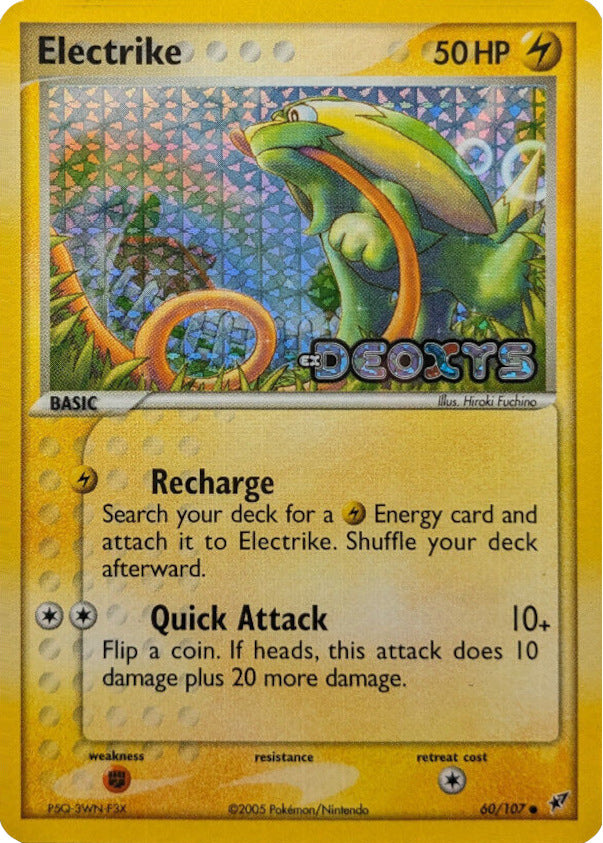 Electrike (60/107) (Stamped) [EX: Deoxys] | Jomio and Rueliete's Cards and Comics