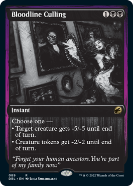 Bloodline Culling [Innistrad: Double Feature] | Jomio and Rueliete's Cards and Comics