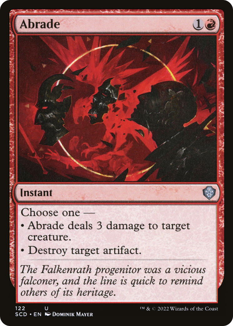 Abrade [Starter Commander Decks] | Jomio and Rueliete's Cards and Comics