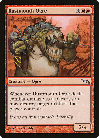 Rustmouth Ogre [Mirrodin] | Jomio and Rueliete's Cards and Comics