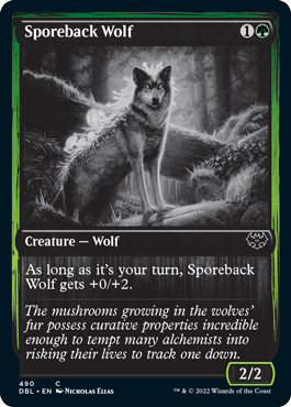 Sporeback Wolf [Innistrad: Double Feature] | Jomio and Rueliete's Cards and Comics