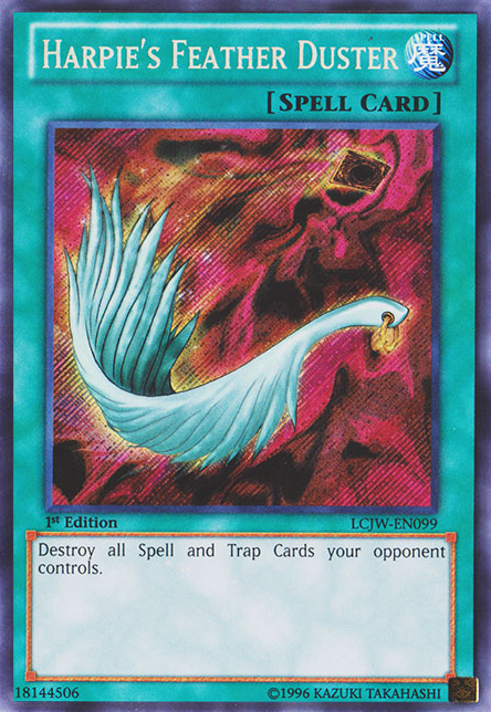 Harpie's Feather Duster [LCJW-EN099] Secret Rare | Jomio and Rueliete's Cards and Comics