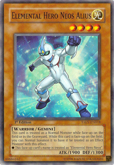 Elemental Hero Neos Alius [TAEV-EN018] Super Rare | Jomio and Rueliete's Cards and Comics