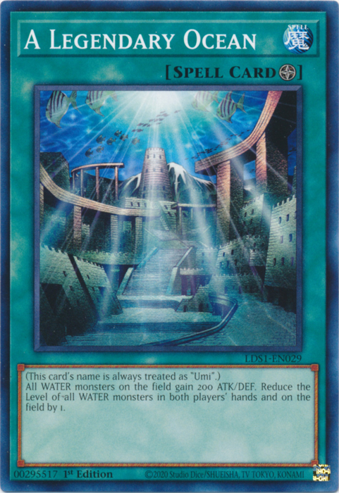 A Legendary Ocean [LDS1-EN029] Common | Jomio and Rueliete's Cards and Comics