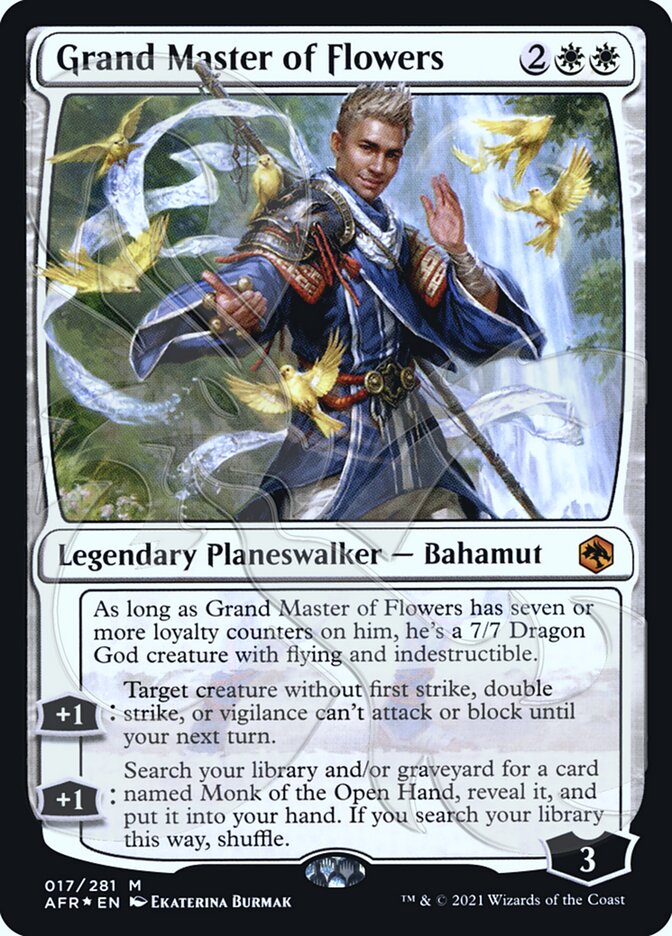 Grand Master of Flowers (Ampersand Promo) [Dungeons & Dragons: Adventures in the Forgotten Realms Promos] | Jomio and Rueliete's Cards and Comics