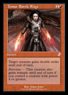 Temur Battle Rage (Timeshifted) [Time Spiral Remastered] | Jomio and Rueliete's Cards and Comics