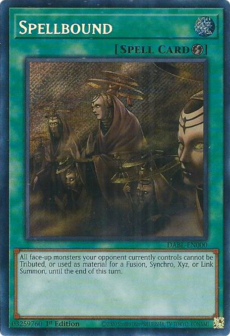 Spellbound [DABL-EN000] Secret Rare | Jomio and Rueliete's Cards and Comics