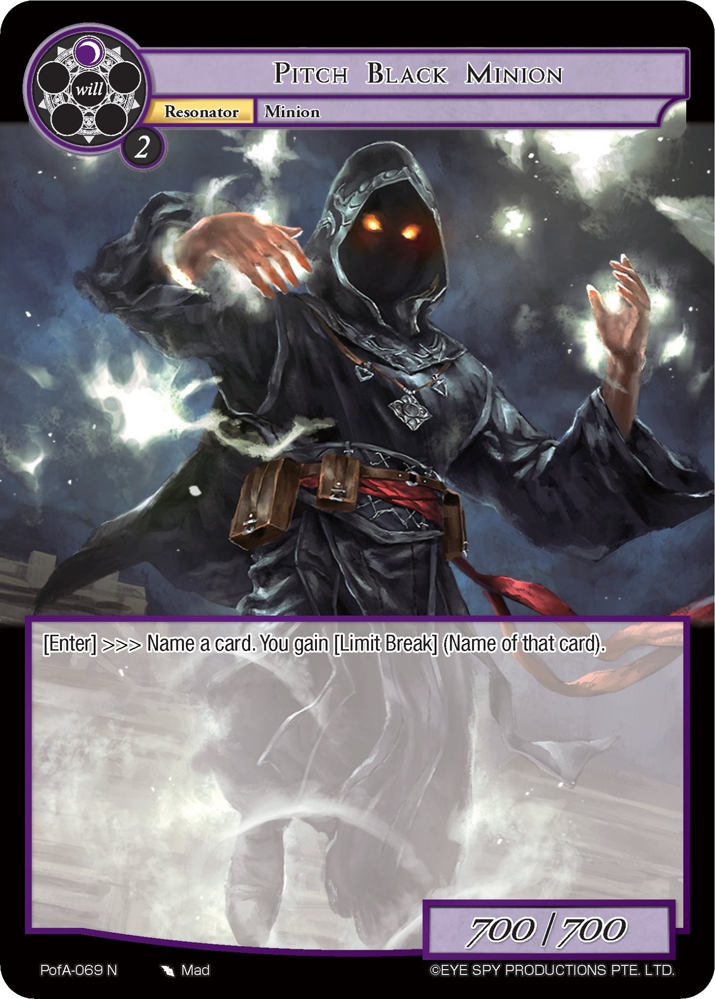 Pitch Black Minion (PofA-069) [Alice Origin IV: Prologue of Attoractia] | Jomio and Rueliete's Cards and Comics