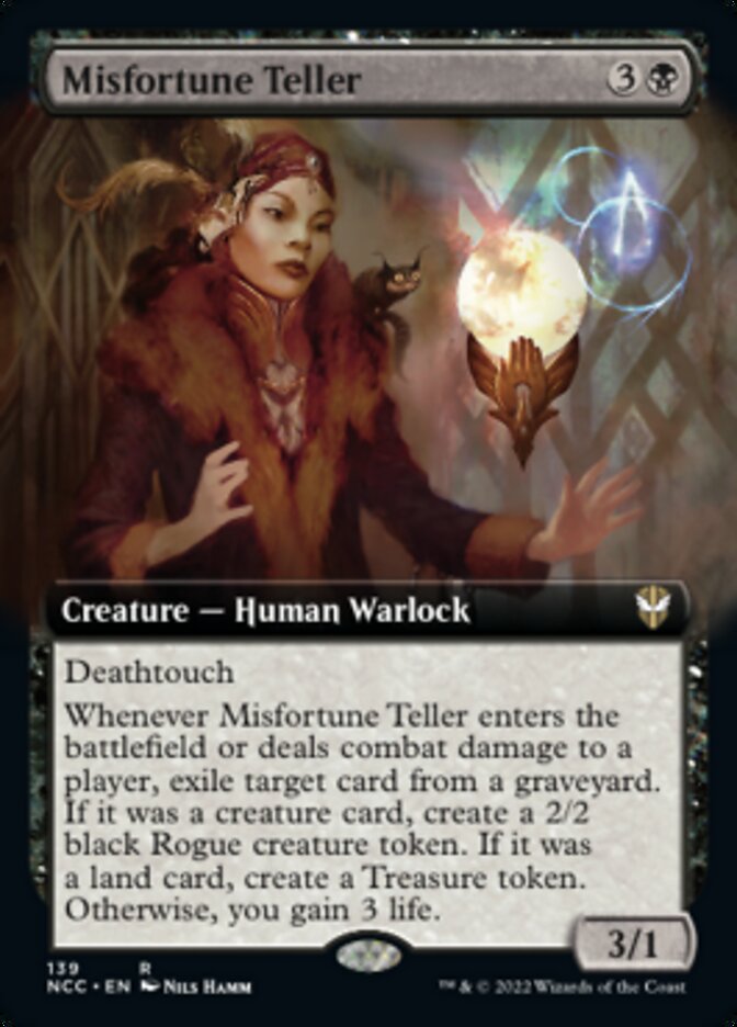 Misfortune Teller (Extended Art) [Streets of New Capenna Commander] | Jomio and Rueliete's Cards and Comics