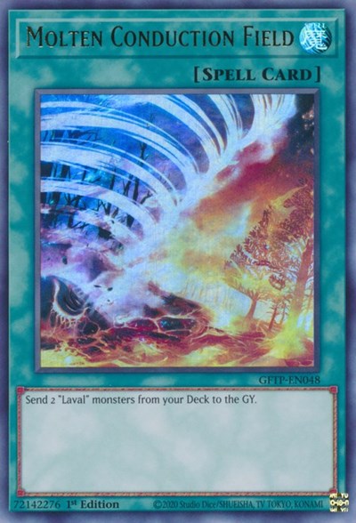 Molten Conduction Field [GFTP-EN048] Ultra rare | Jomio and Rueliete's Cards and Comics