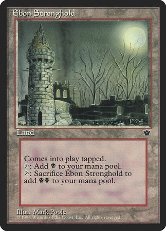 Ebon Stronghold [Fallen Empires] | Jomio and Rueliete's Cards and Comics