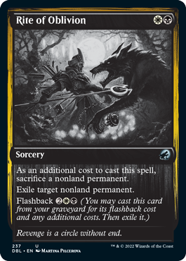Rite of Oblivion [Innistrad: Double Feature] | Jomio and Rueliete's Cards and Comics