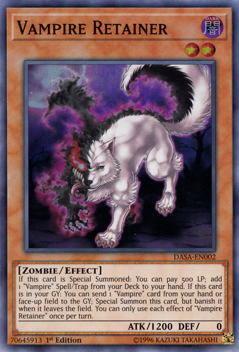 Vampire Retainer [DASA-EN002] Super Rare | Jomio and Rueliete's Cards and Comics