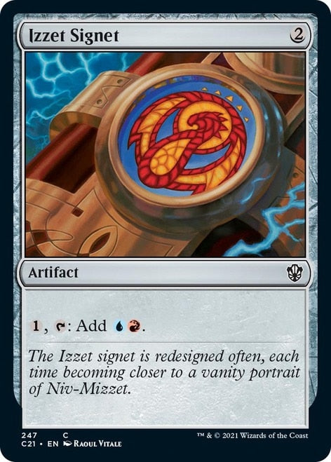 Izzet Signet [Commander 2021] | Jomio and Rueliete's Cards and Comics