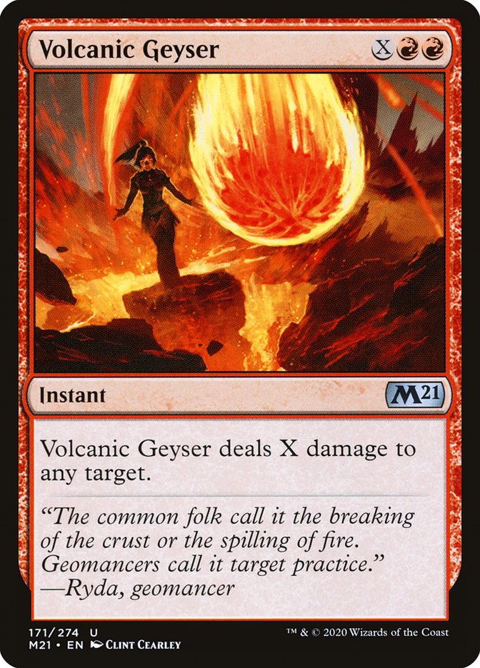 Volcanic Geyser [Core Set 2021] | Jomio and Rueliete's Cards and Comics