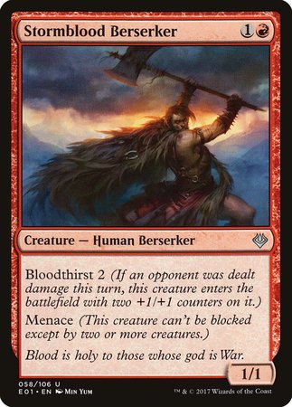 Stormblood Berserker [Archenemy: Nicol Bolas] | Jomio and Rueliete's Cards and Comics