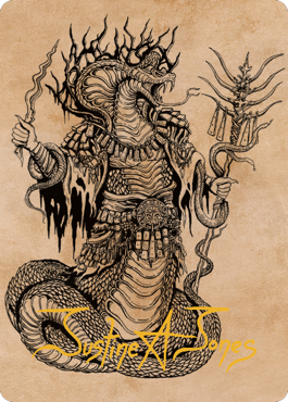 Sivriss, Nightmare Speaker Art Card (51) (Gold-Stamped Signature) [Commander Legends: Battle for Baldur's Gate Art Series] | Jomio and Rueliete's Cards and Comics