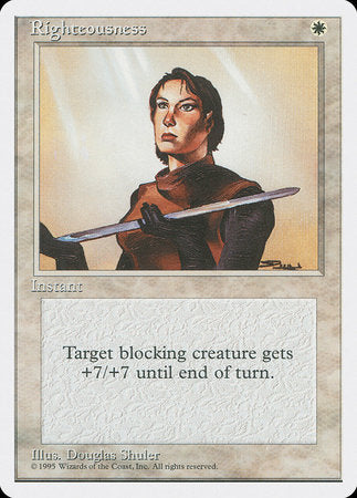 Righteousness [Fourth Edition] | Jomio and Rueliete's Cards and Comics