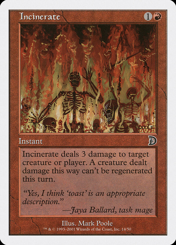 Incinerate [Deckmasters] | Jomio and Rueliete's Cards and Comics