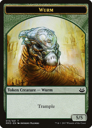 Wurm Token [Modern Masters 2017 Tokens] | Jomio and Rueliete's Cards and Comics
