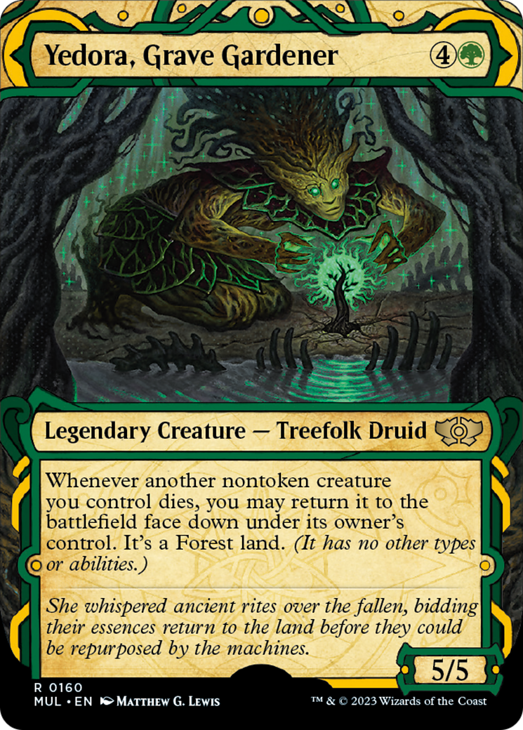 Yedora, Grave Gardener (Halo Foil) [Multiverse Legends] | Jomio and Rueliete's Cards and Comics
