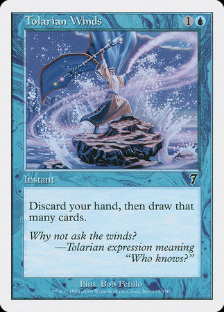 Tolarian Winds [Seventh Edition] | Jomio and Rueliete's Cards and Comics