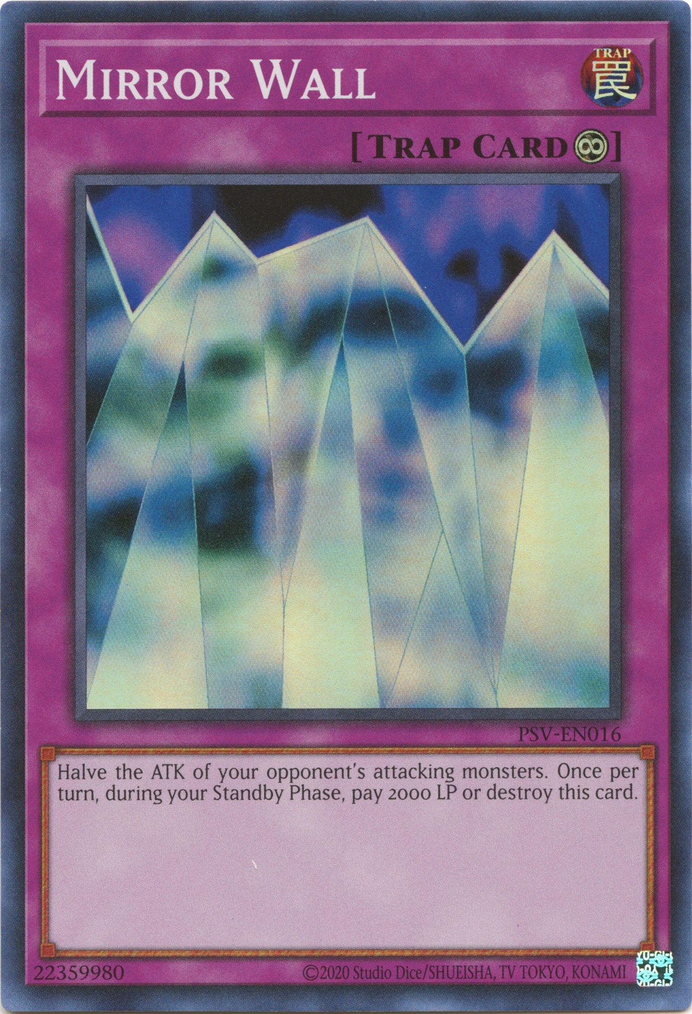 Mirror Wall (25th Anniversary) [PSV-EN016] Super Rare | Jomio and Rueliete's Cards and Comics