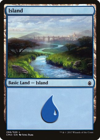 Island (296) [Commander Anthology] | Jomio and Rueliete's Cards and Comics