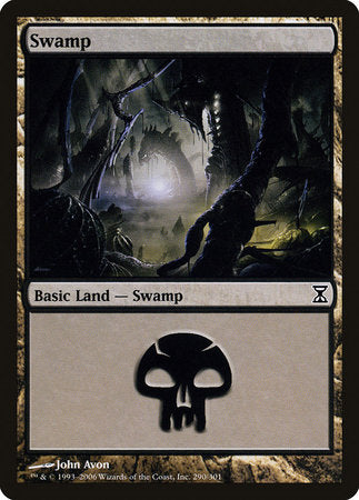 Swamp (290) [Time Spiral] | Jomio and Rueliete's Cards and Comics