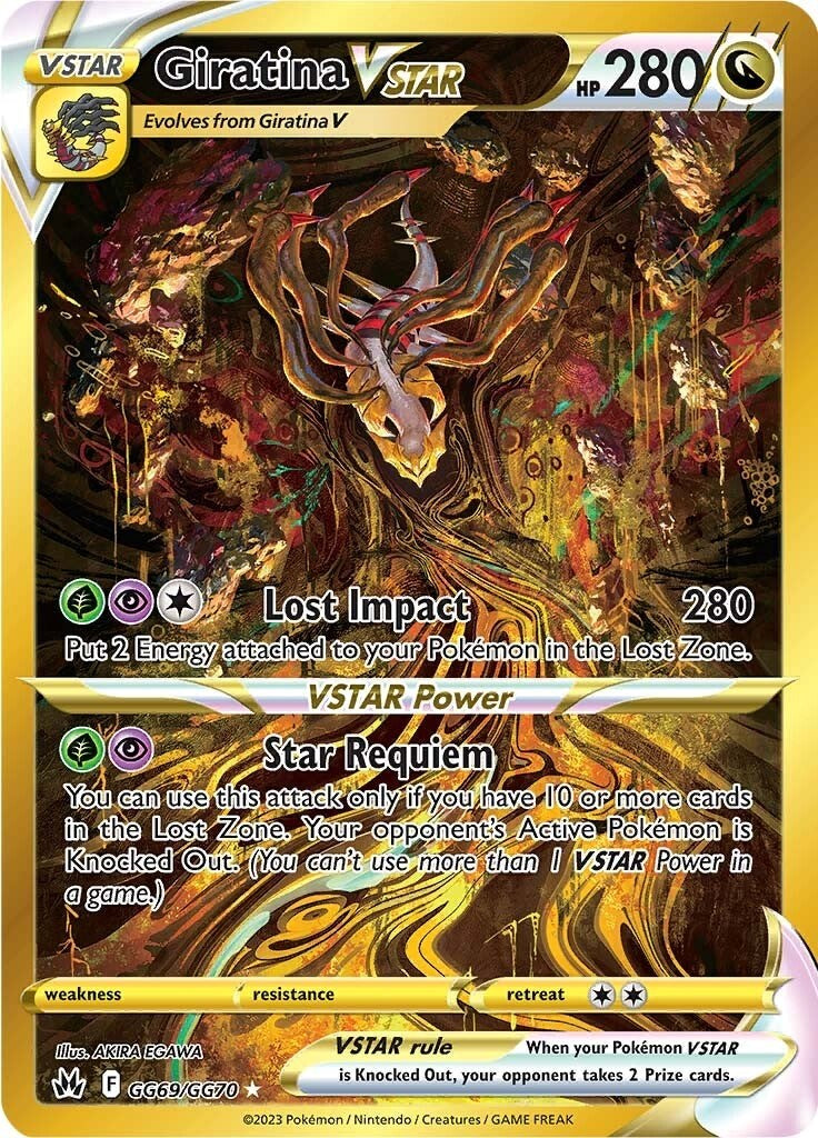 Giratina VSTAR (GG69/GG70) (Secret) [Sword & Shield: Crown Zenith] | Jomio and Rueliete's Cards and Comics