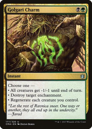 Golgari Charm [Commander Anthology] | Jomio and Rueliete's Cards and Comics