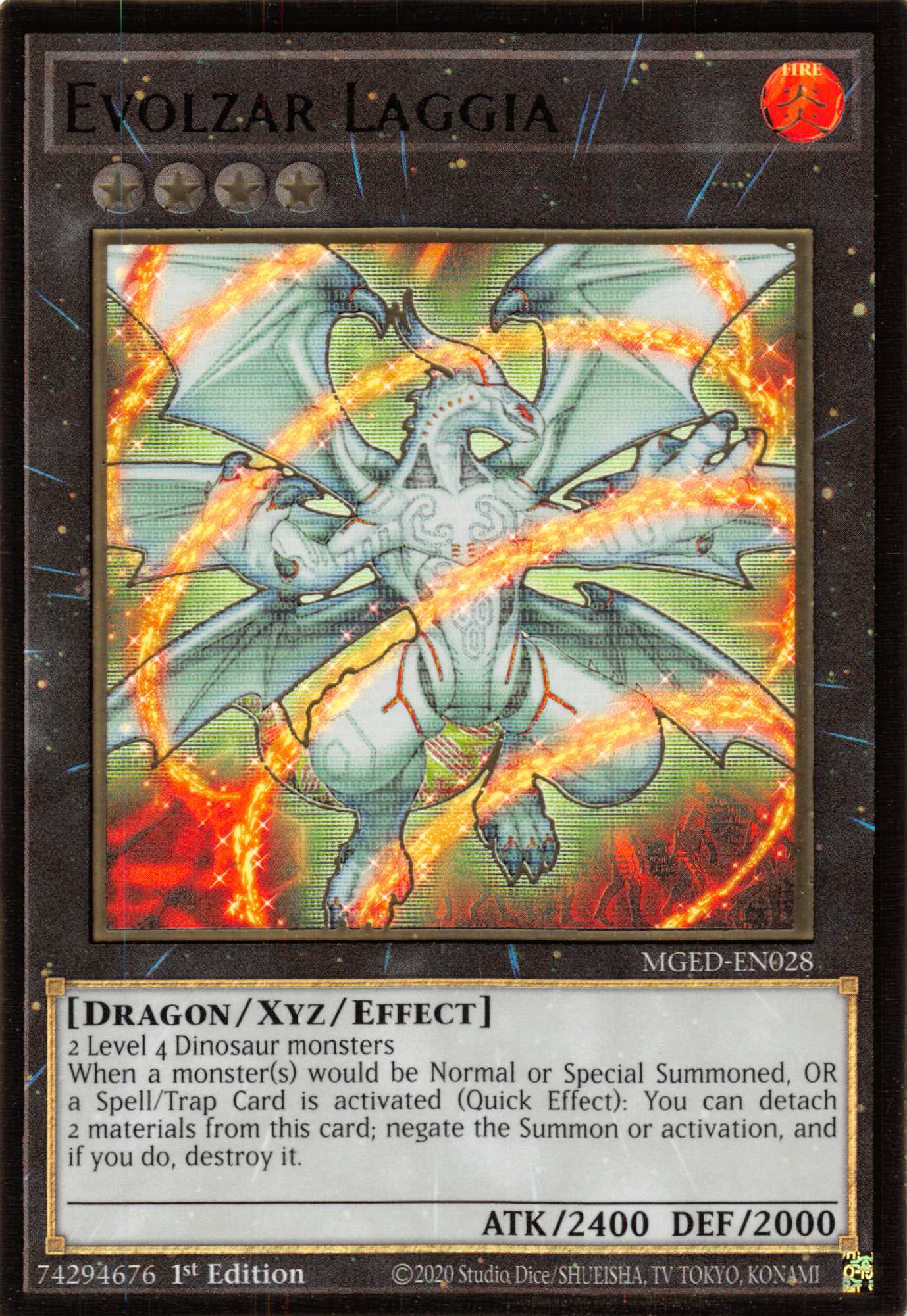 Evolzar Laggia [MGED-EN028] Gold Rare | Jomio and Rueliete's Cards and Comics