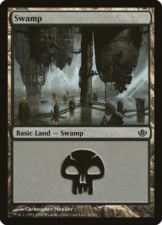Swamp (61) [Duel Decks: Garruk vs. Liliana] | Jomio and Rueliete's Cards and Comics