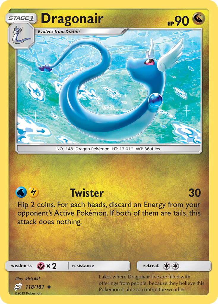 Dragonair (118/181) [Sun & Moon: Team Up] | Jomio and Rueliete's Cards and Comics
