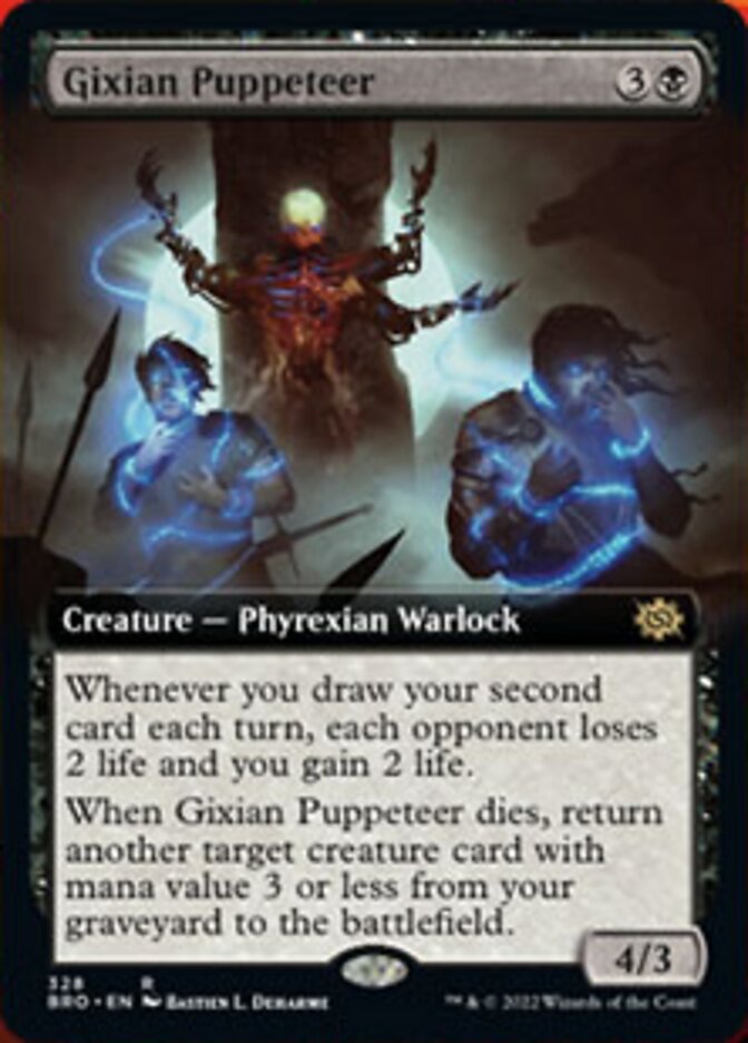 Gixian Puppeteer (Extended Art) [The Brothers' War] | Jomio and Rueliete's Cards and Comics