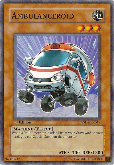 Ambulanceroid [YSDS-EN018] Common | Jomio and Rueliete's Cards and Comics