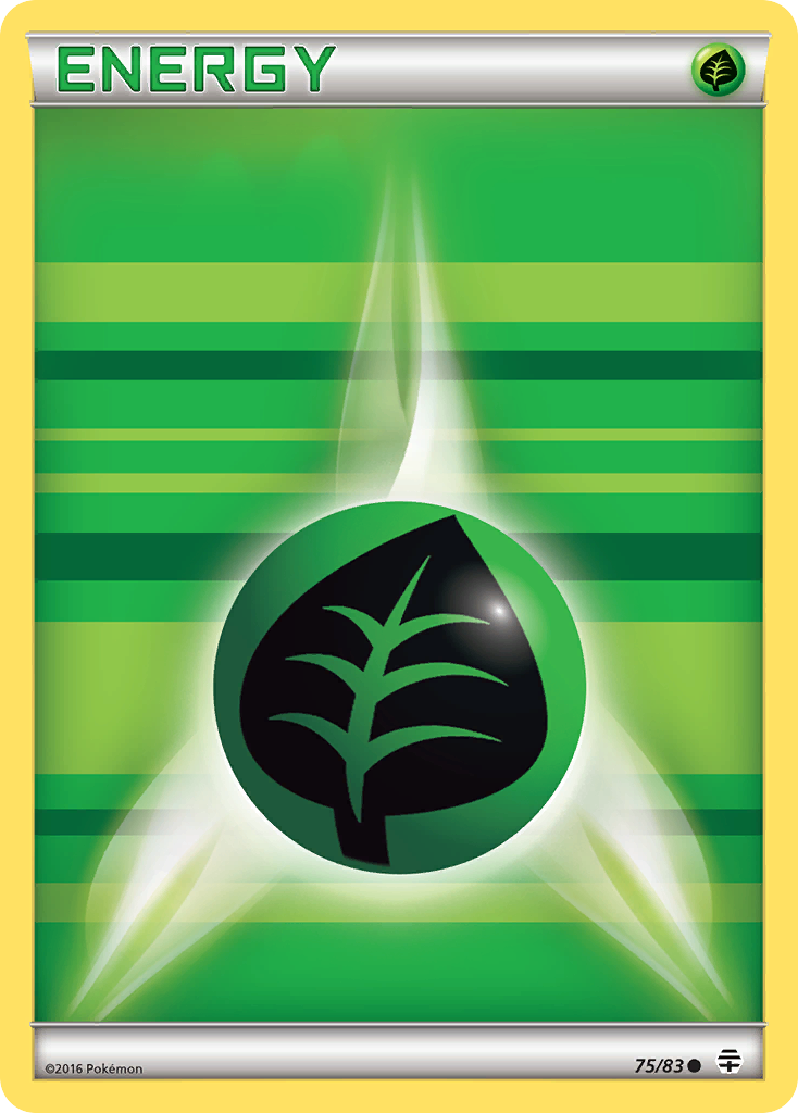 Grass Energy (75/83) [XY: Generations] | Jomio and Rueliete's Cards and Comics