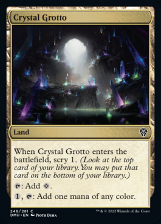 Crystal Grotto [Dominaria United] | Jomio and Rueliete's Cards and Comics