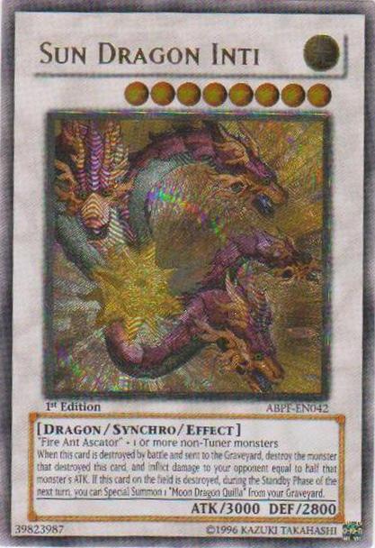 Sun Dragon Inti (UTR) [ABPF-EN042] Ultimate Rare | Jomio and Rueliete's Cards and Comics