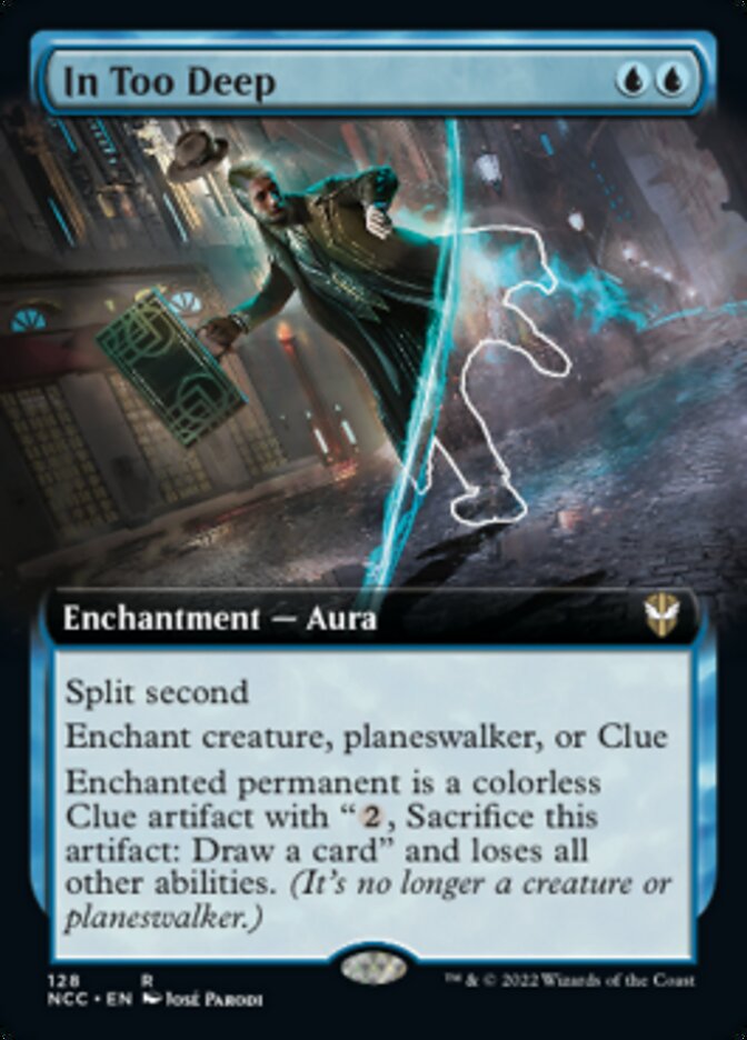 In Too Deep (Extended Art) [Streets of New Capenna Commander] | Jomio and Rueliete's Cards and Comics