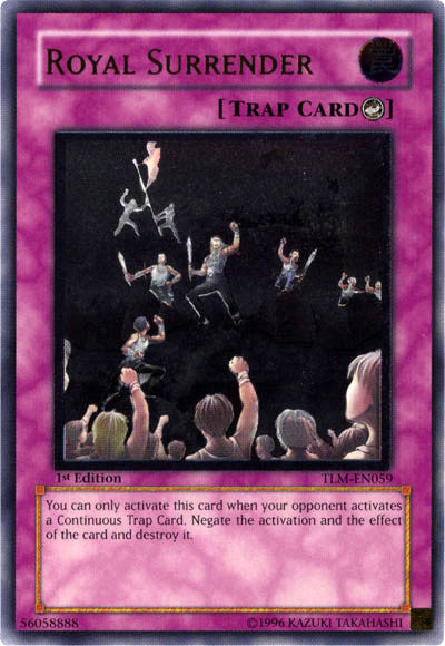 Royal Surrender [TLM-EN059] Ultimate Rare | Jomio and Rueliete's Cards and Comics