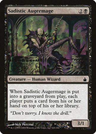 Sadistic Augermage [Ravnica: City of Guilds] | Jomio and Rueliete's Cards and Comics