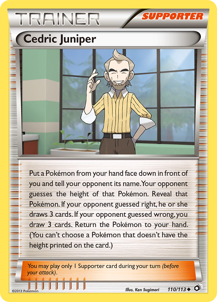 Cedric Juniper (110/113) [Black & White: Legendary Treasures] | Jomio and Rueliete's Cards and Comics