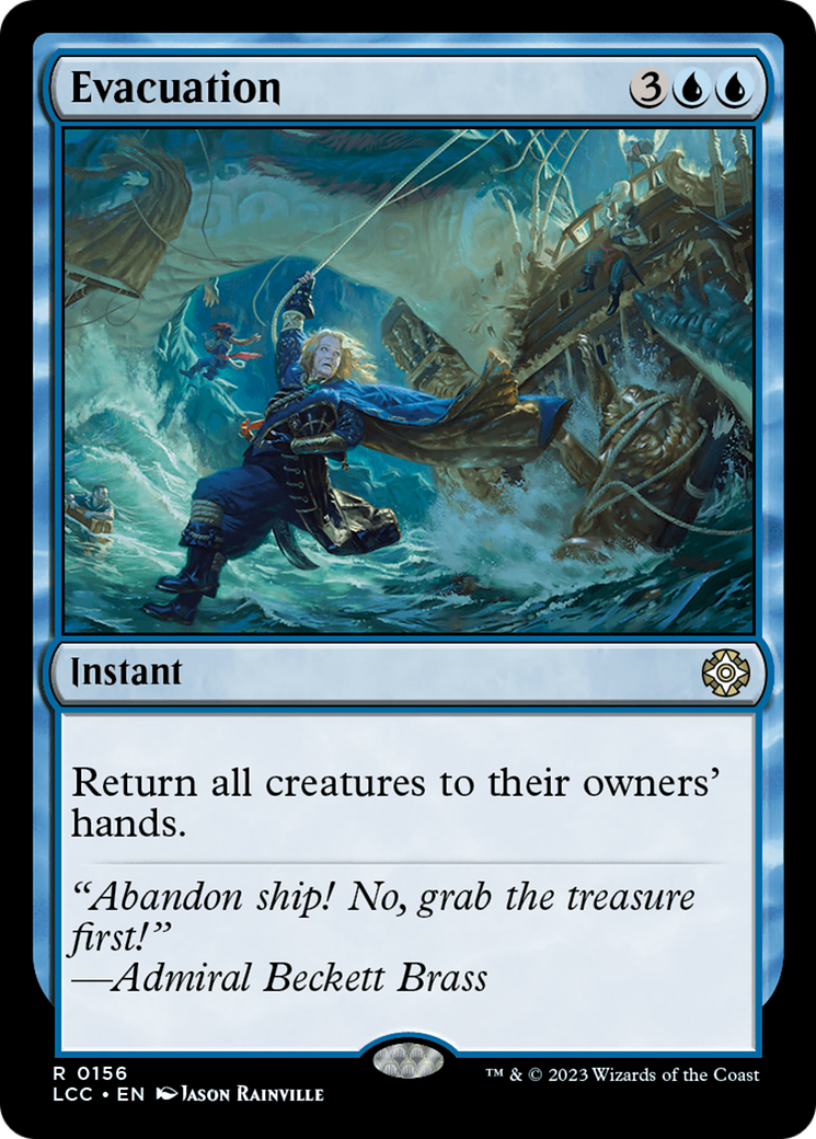 Evacuation [The Lost Caverns of Ixalan Commander] | Jomio and Rueliete's Cards and Comics