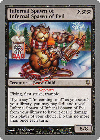 Infernal Spawn of Infernal Spawn of Evil [Unhinged] | Jomio and Rueliete's Cards and Comics