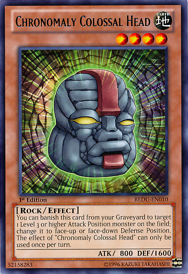 Chronomaly Colossal Head [REDU-EN010] Rare | Jomio and Rueliete's Cards and Comics