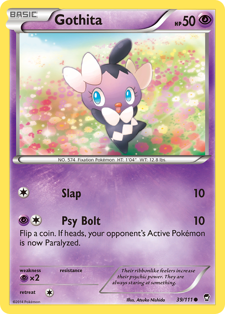 Gothita (39/111) [XY: Furious Fists] | Jomio and Rueliete's Cards and Comics