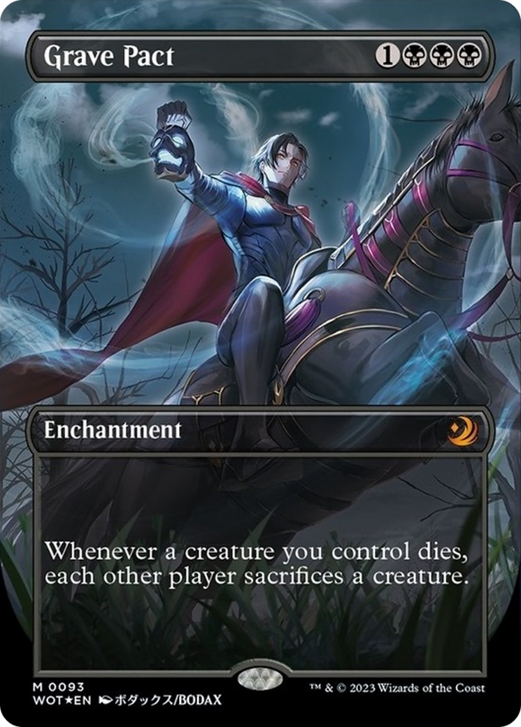 Grave Pact (Anime Borderless) (Confetti Foil) [Wilds of Eldraine: Enchanting Tales] | Jomio and Rueliete's Cards and Comics